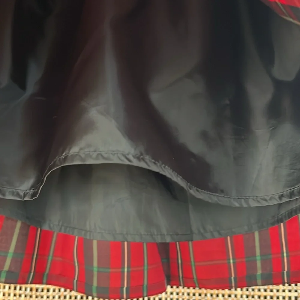 Ralph Lauren Plaid Holiday Skirt Girls Size 7 - Picture 2 of 5